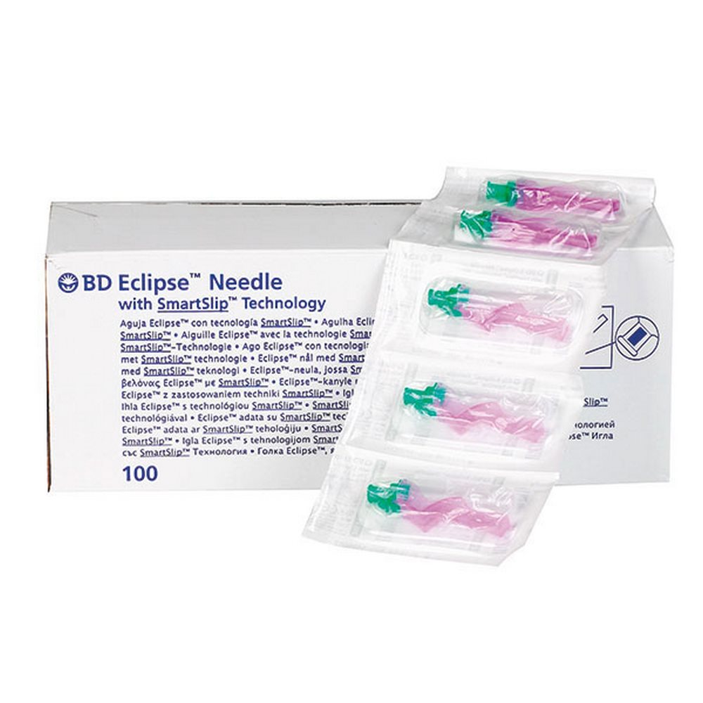BD Eclipse™ Sicherheitkanülen / Injektionskanüle | Packung á 100 Stück