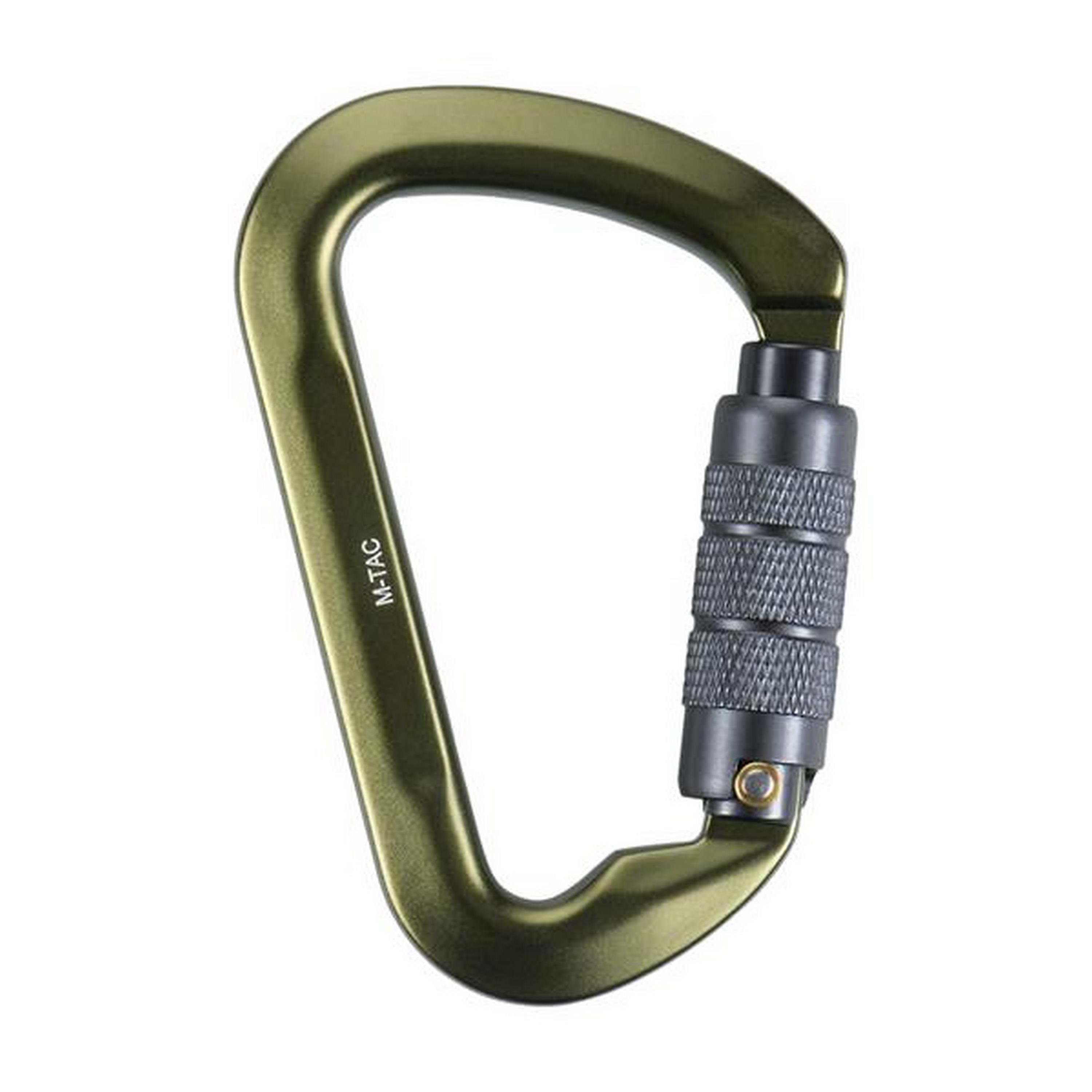 M-TAC® Karabiner mit Keylock-Bajonettverschluss | 30 kN | Farbe: Army Green
