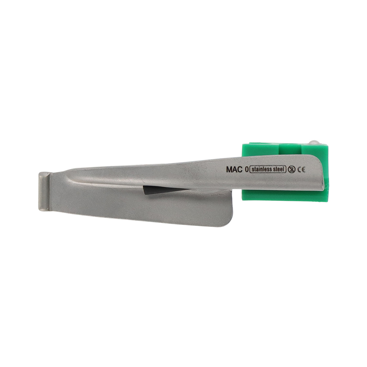 nextRESCUE® AirGlow Laryngoskop Spatel F.O. Semi Metall | Einweg | Macintosh | Größe 0
