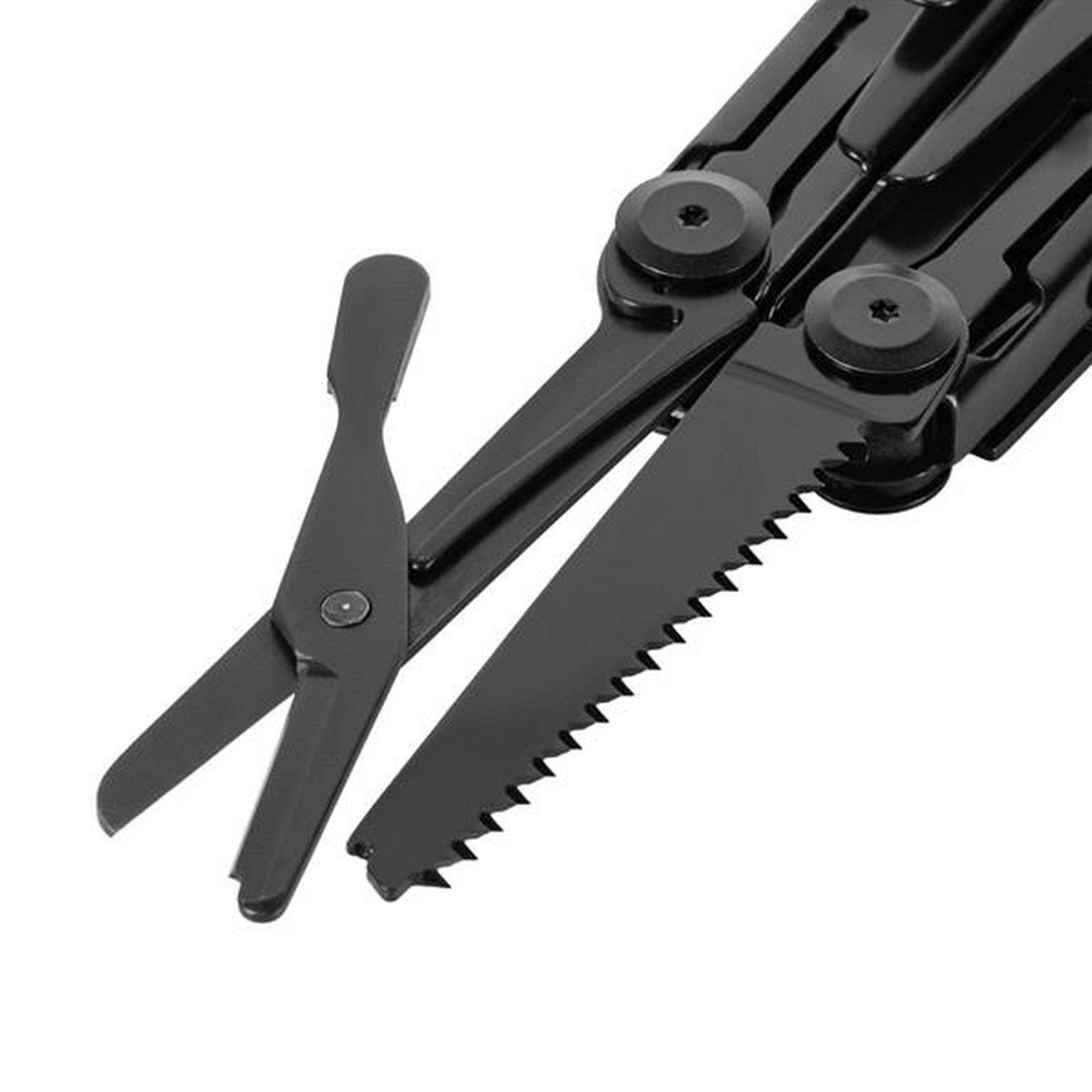 M-TAC® Multitool aus Edelstahl mit Nylon-Tasche | Typ 9 | Farbe: Black