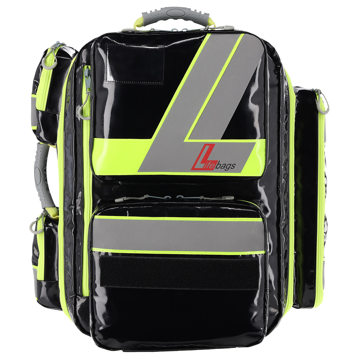 LifeBags® Notfallrucksack X-Large aus BagsTEX-Plane | Farbe: Schwarz