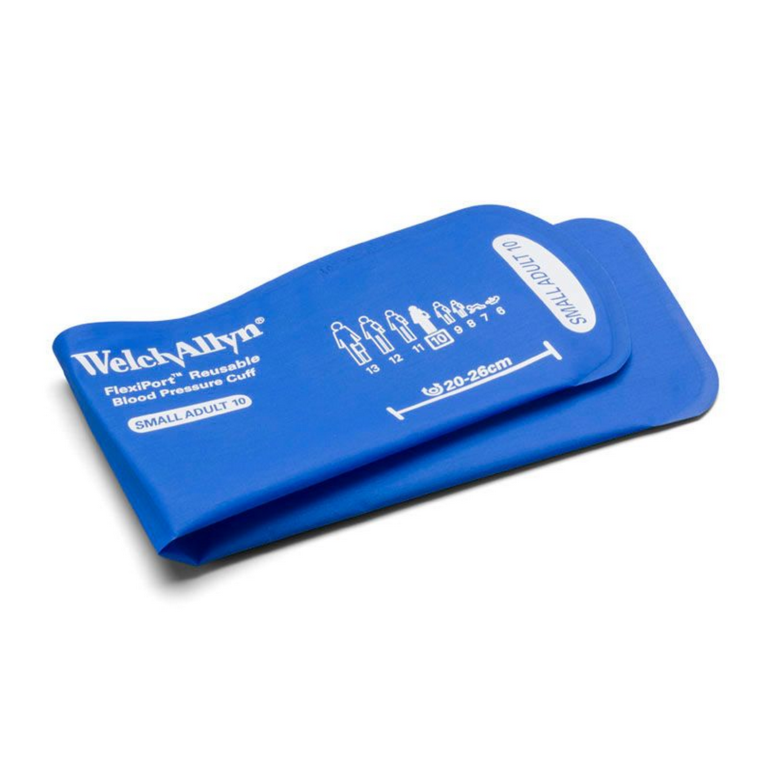 WelchAllyn® FlexiPort® Mehrweg Manschette ohne Schlauch | Größe: 10 / Erwachsener klein