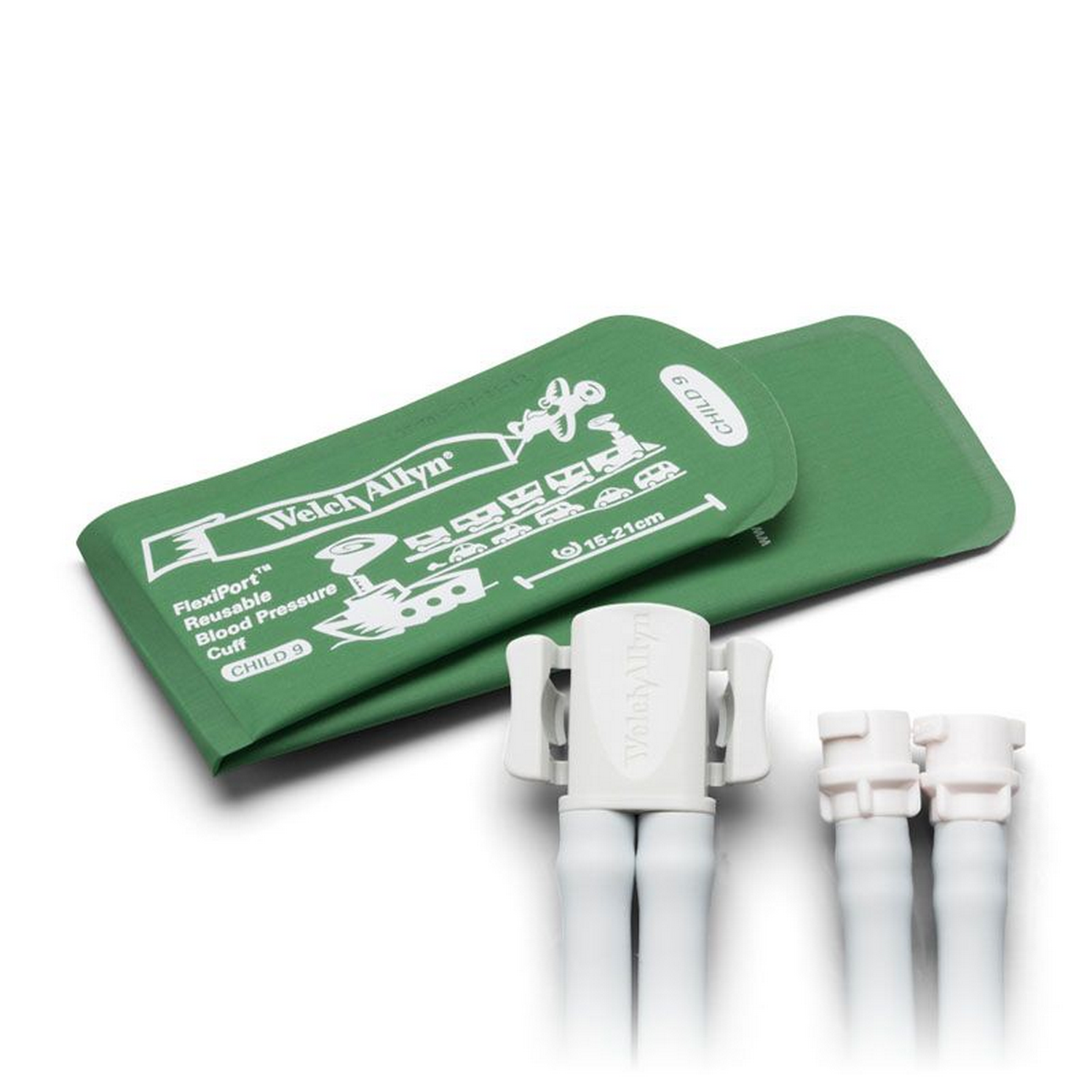 WelchAllyn® FlexiPort® Mehrweg Manschette Zweischlauch | MQ Anschluss | Größe: 9 / Kind