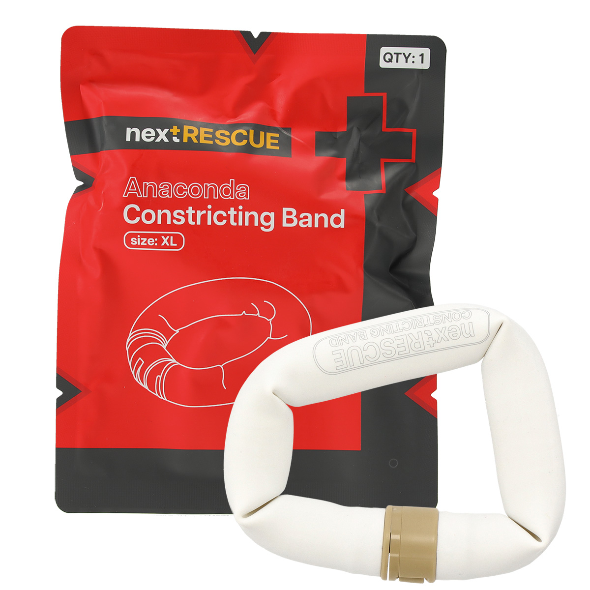 nextRESCUE® Anaconda Constricting IV Band / Venenstauer | Länge: X-Large