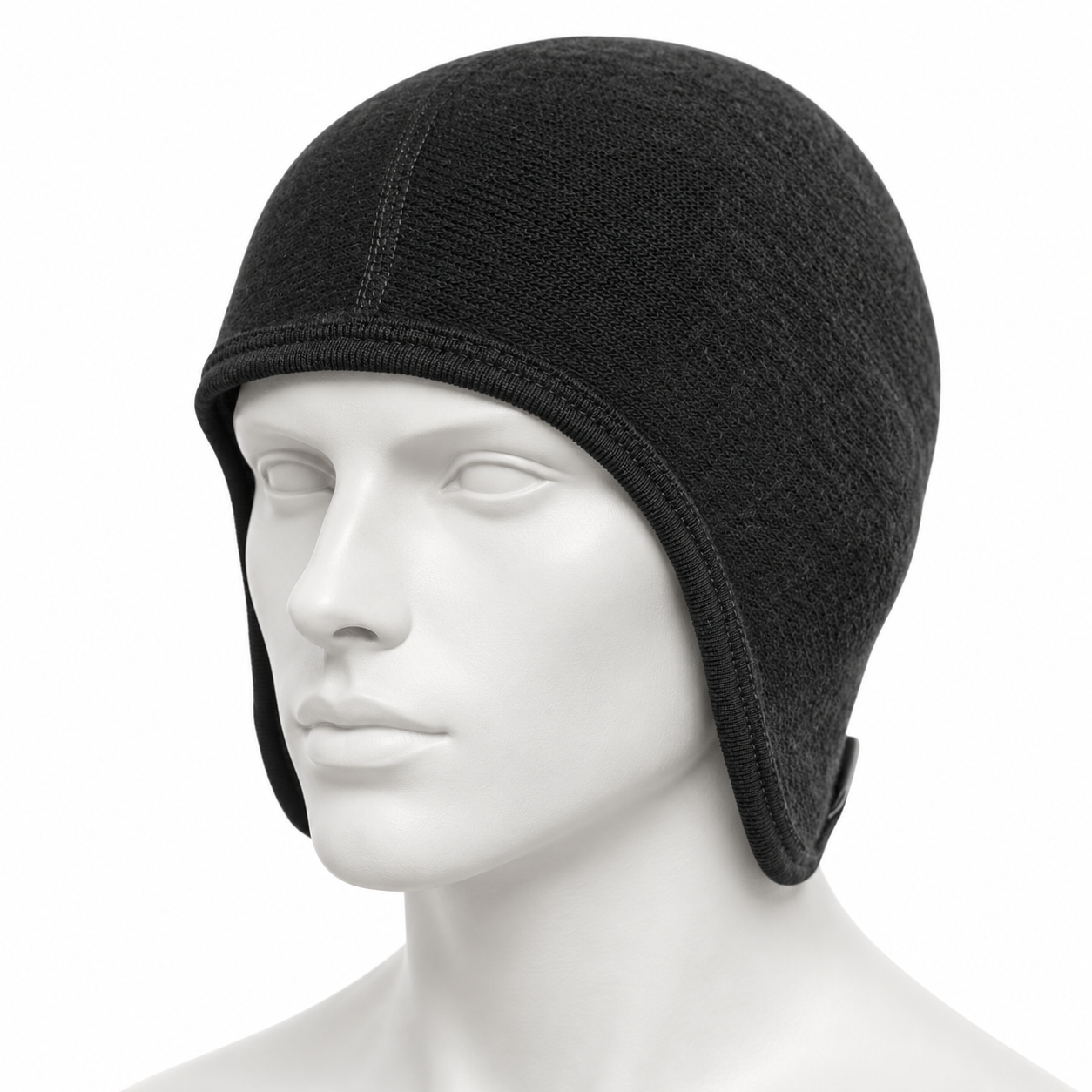 Woolpower® Helmet Cap 400 Helmmütze | Material: Merinowolle | Farbe: Schwarz