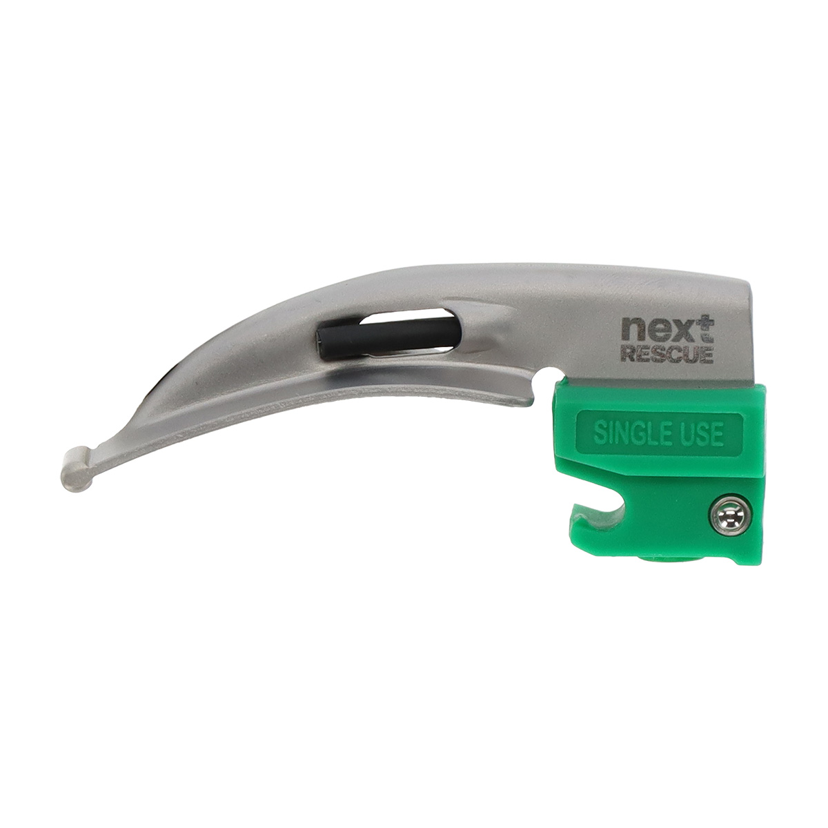 nextRESCUE® AirGlow Laryngoskop Spatel F.O. Semi Metall | Einweg | Macintosh | Größe 0