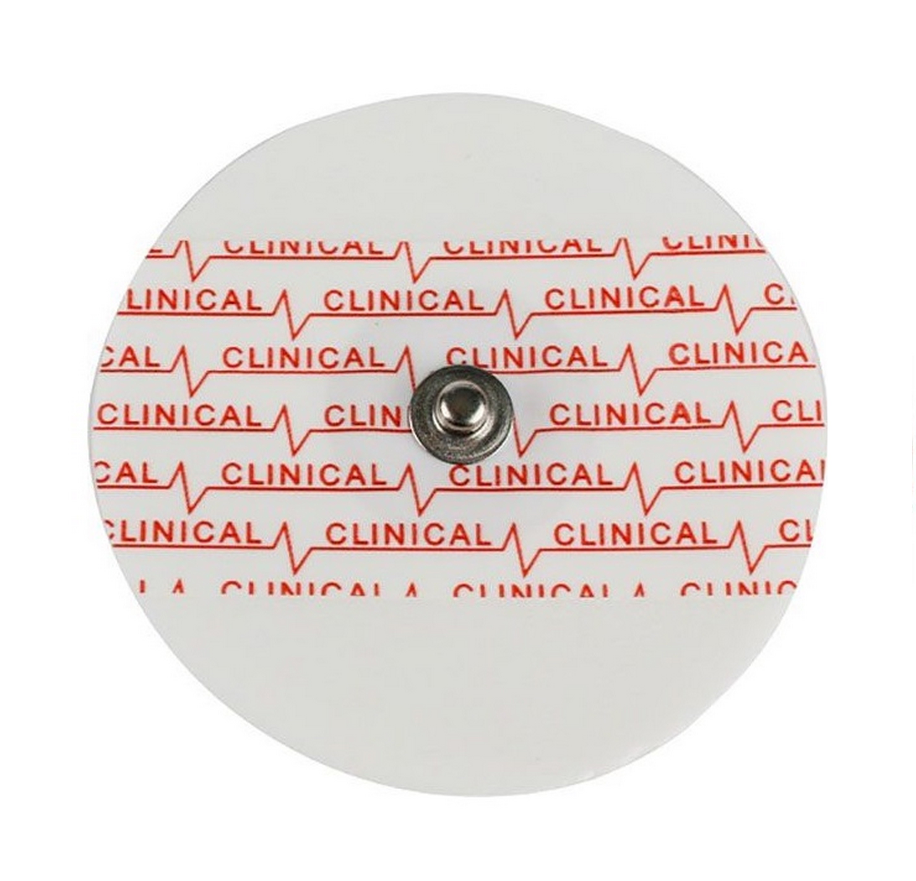 50 Einweg-EKG-Elektroden SF101 – 36x45 Mm, Oval, Mit Hydrogel & Stahl-Clip, CE-zertifiziert
