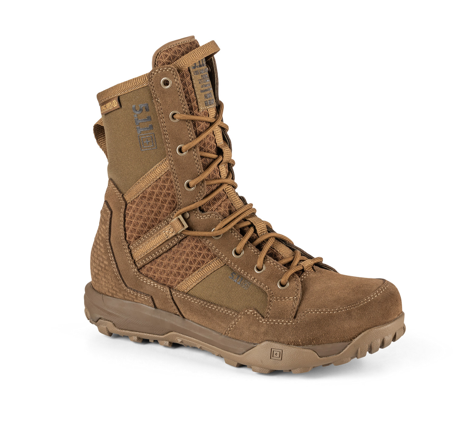 5.11 A/T 8" Waterproof Non-Zip Boot / Einsatzstiefel | Farbe: Dark Coyote | Größe: EU 42.5 / US 9.0