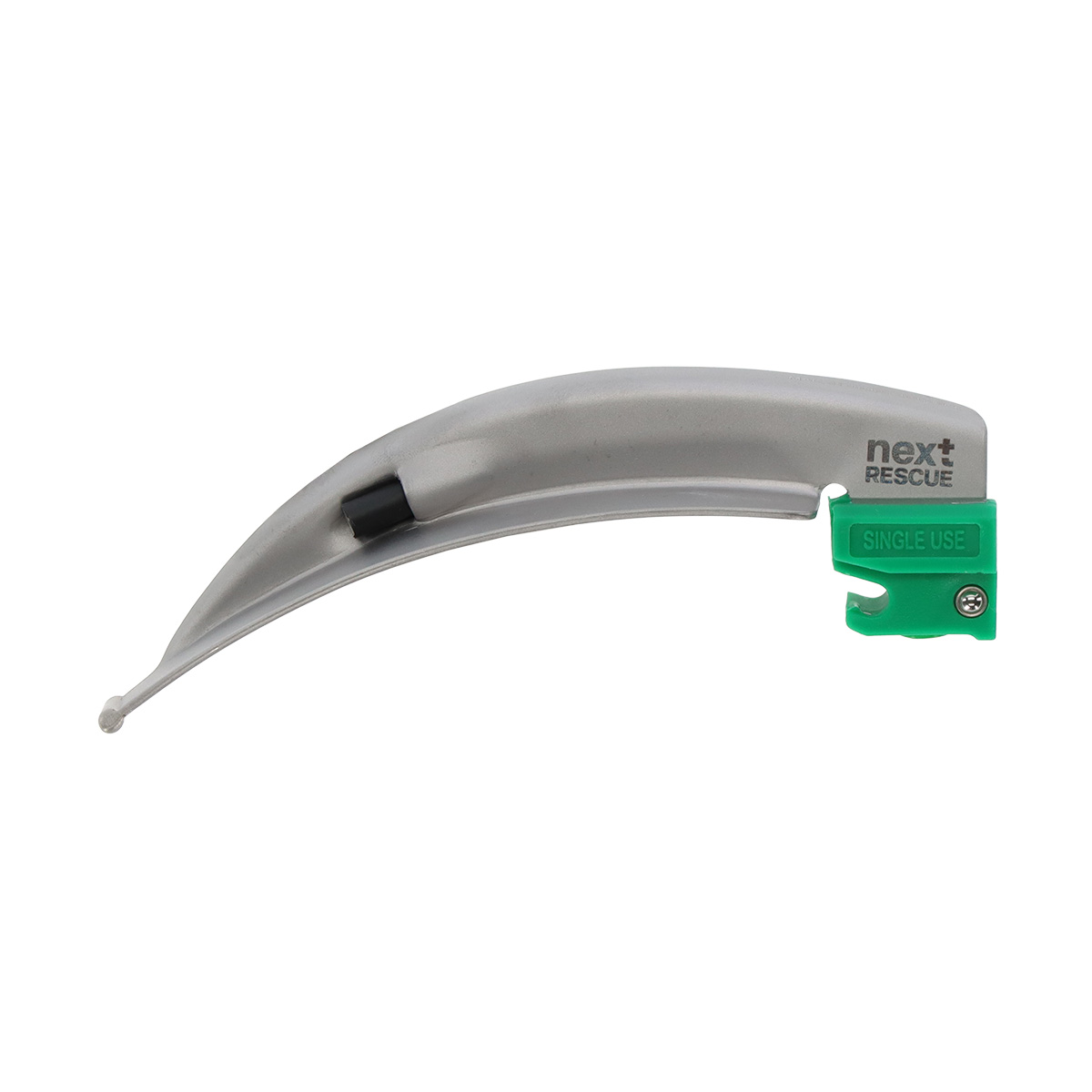 nextRESCUE® AirGlow Laryngoskop Spatel F.O. Semi Metall | Einweg | Macintosh | Größe 3