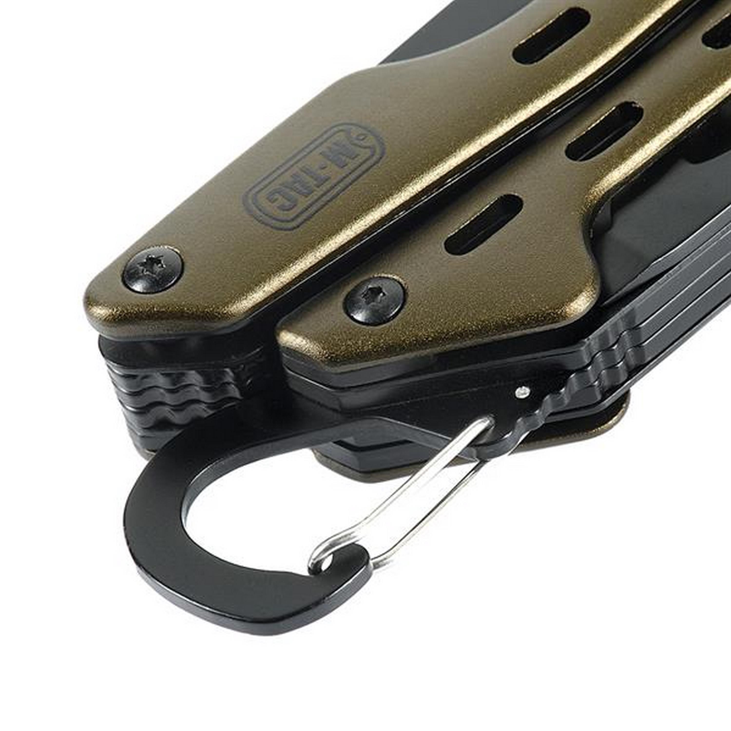 M-TAC® Multitool aus Edelstahl mit Nylon-Tasche | Typ 5 | Farbe: Oliv