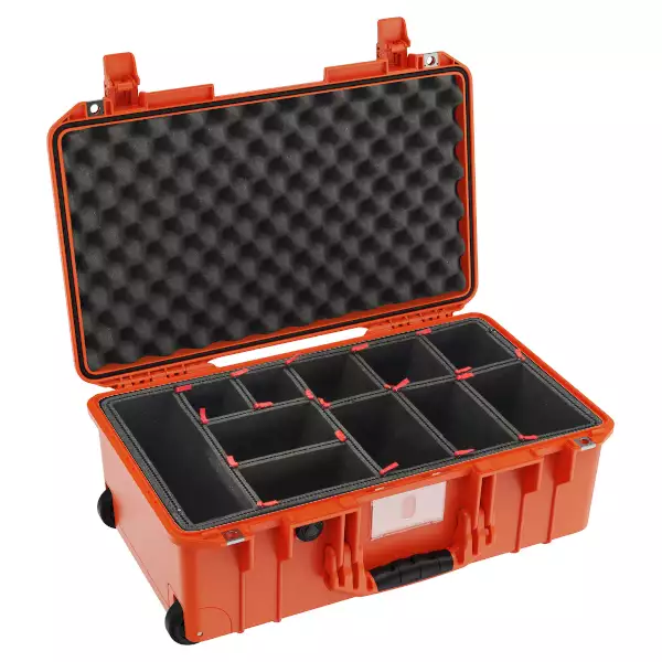 PELI™ AIR 1535 Case Trolley Schutzkoffer mit TrekPak System | Farbe: Orange