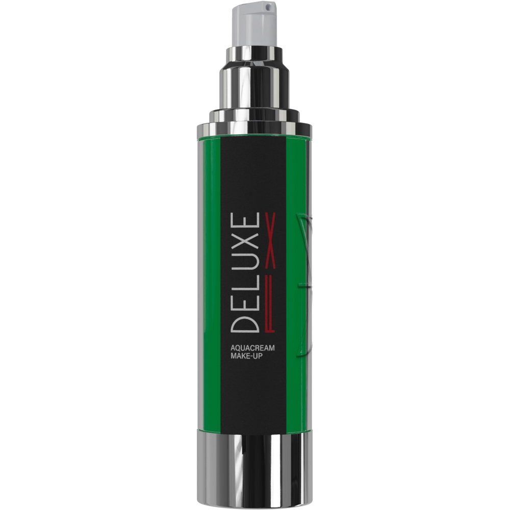 DELUXE-FX Schminke Aqua Cream Make-Up | Farbe: C64 / Smaragd | Flasche á 100 ml