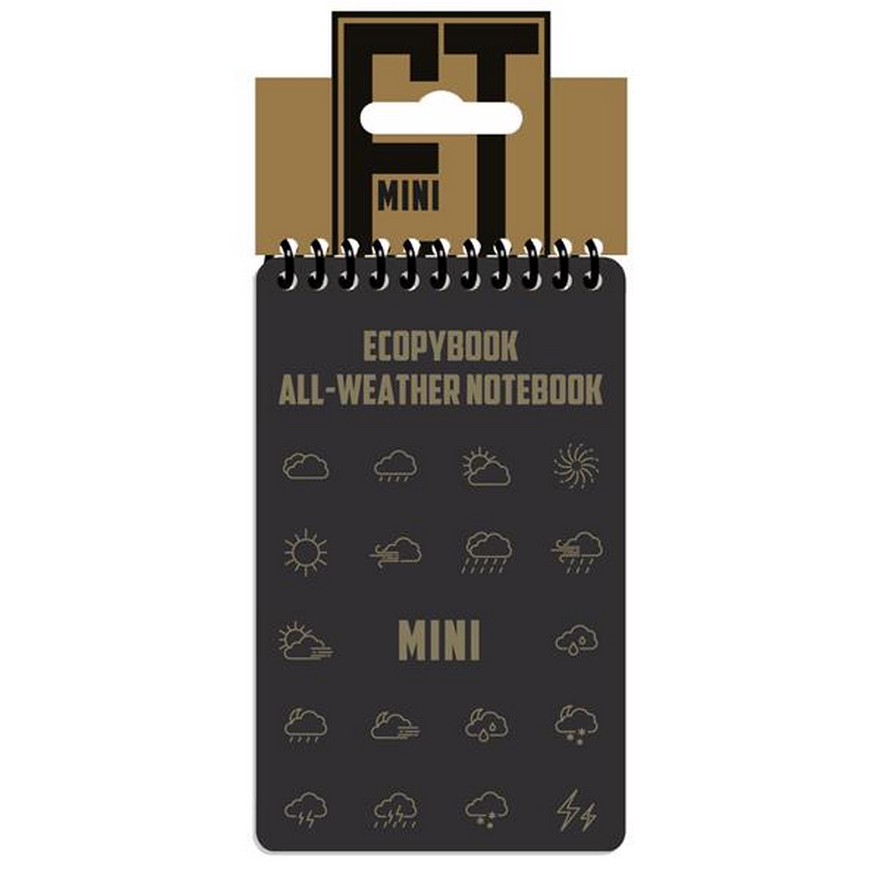 Ecopybook® Wasserdichtes Notizbuch / Tactical All Weather Notebook | Mini
