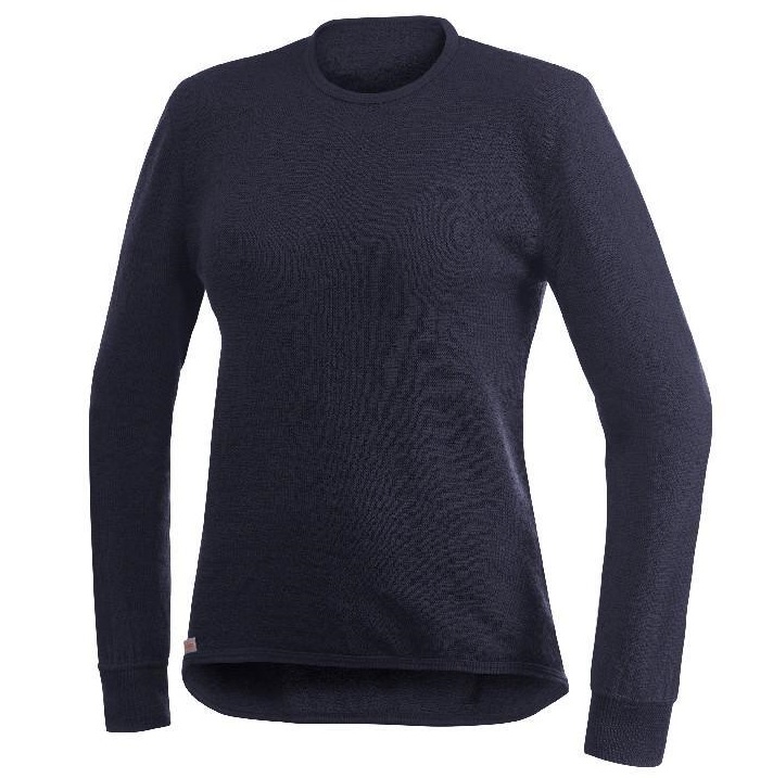 Woolpower® Crewneck 200 Langarmshirt aus Merinowolle | Farbe: Dark Navy | Größe: L