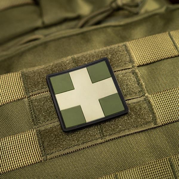 M-TAC® Medic Cross 3D Patch | Abmessung: 5 x 5 cm | Farbe: Oliv