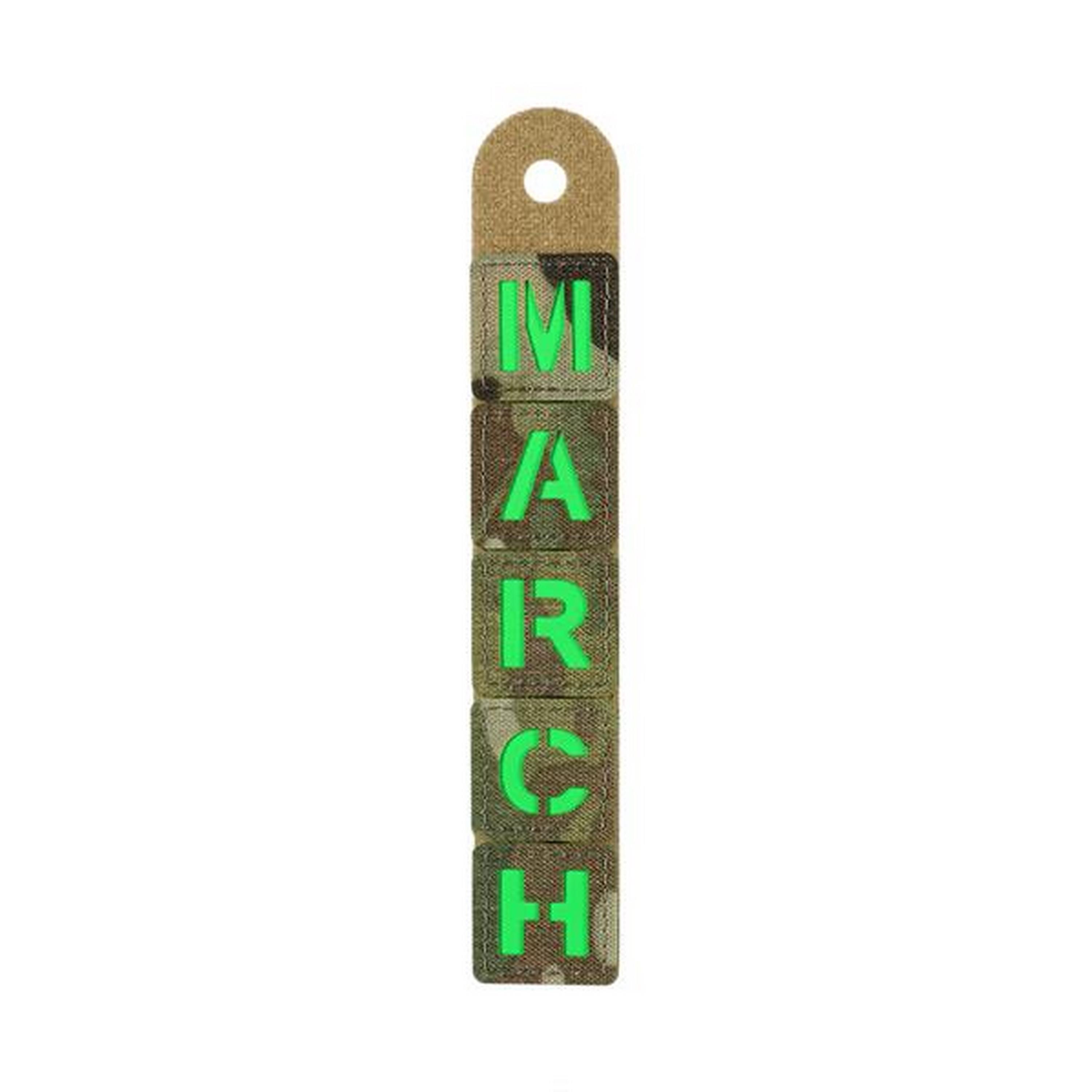M-TAC® MARCH Patch aus Codura | Abmessung: 3 x 3 cm | Farbe: Multicam / Green / GID