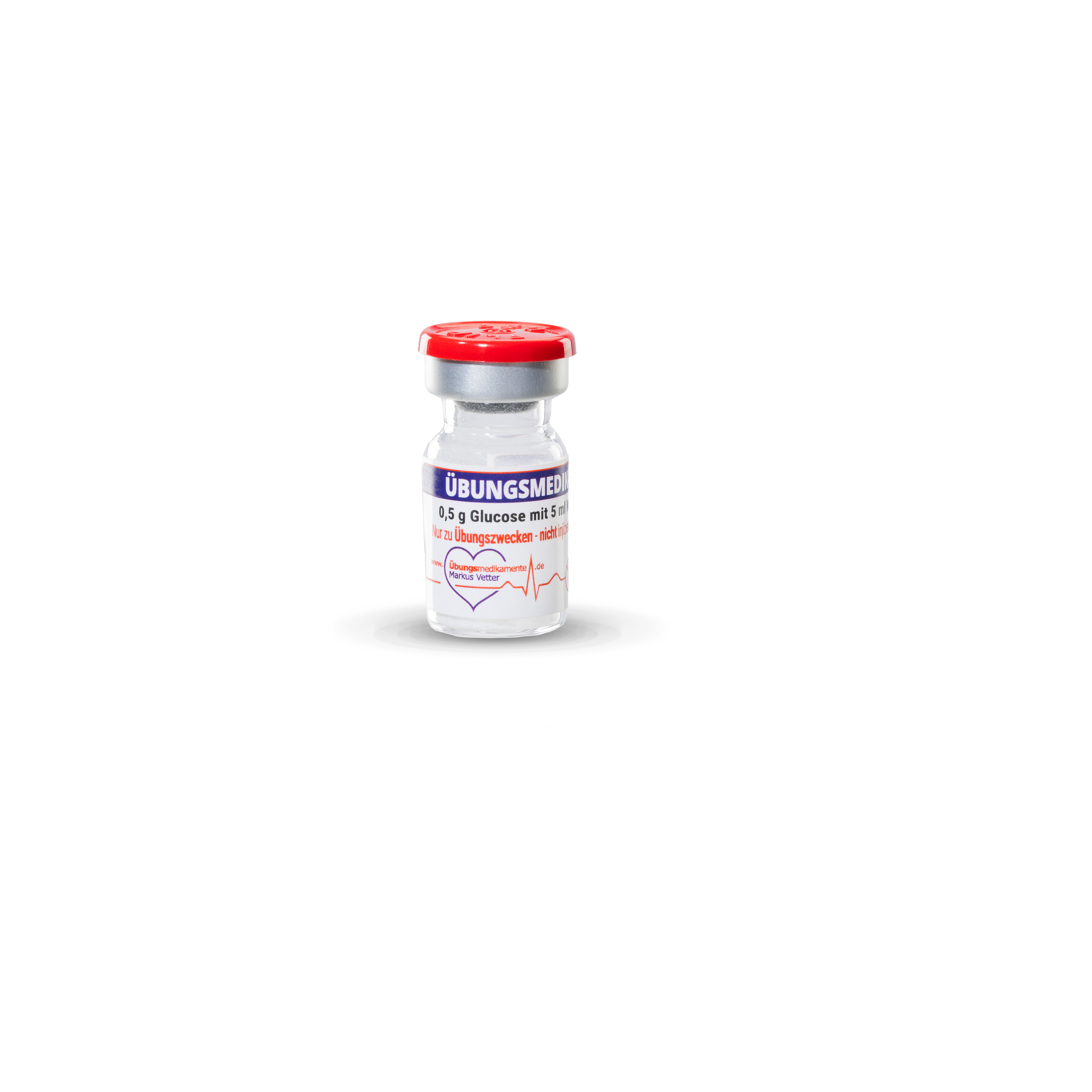 Übungsmedikamente® Stechampulle 5 ml 0,5g Flip-off | Packung á 100 Stück