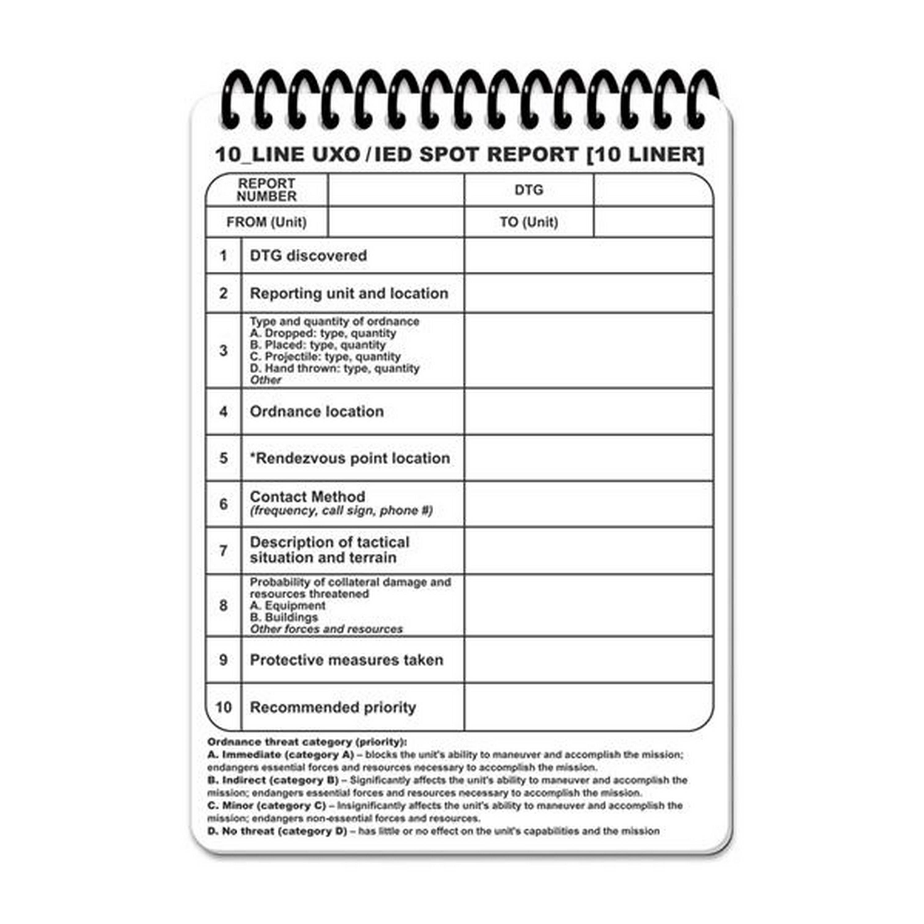 Ecopybook® Wasserdichtes Notizbuch / Tactical All Weather Notebook | Fireteam-Squad A6
