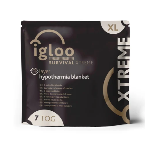Igloo® Xtreme 3-Layer Hypothermia Blanket / Wärmedecke TOG 7 | Größe: X-Large | Farbe: Coyote Brown