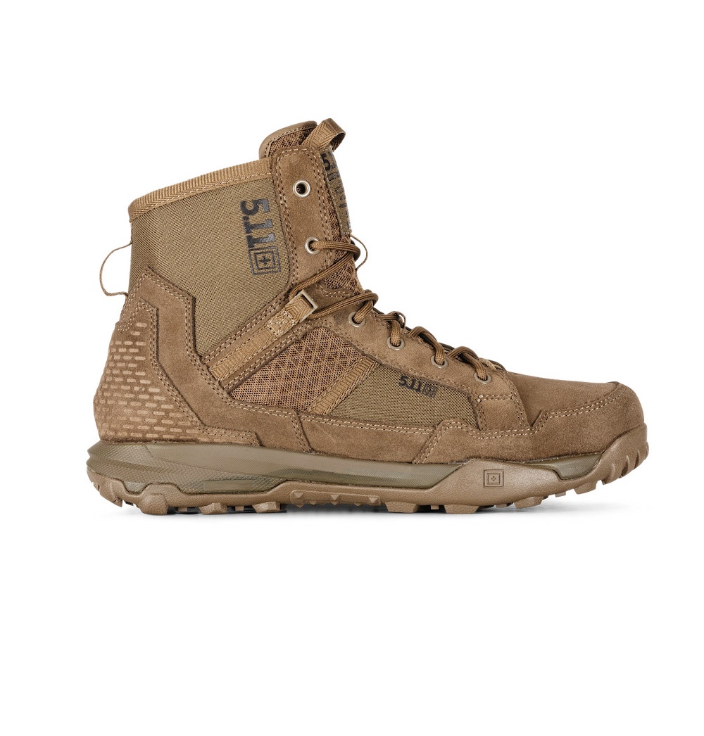 5.11 A/T 6" Non-Zip Boot / Einsatzstiefel | Farbe: Dark Coyote | Größe: EU 38.5 / US 6.0