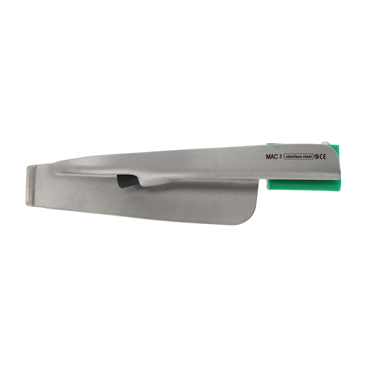 nextRESCUE® AirGlow Laryngoskop Spatel F.O. Semi Metall | Einweg | Macintosh | Größe 2