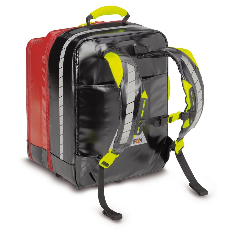 PAX® Notfallrucksack Feldberg AED | Material: PAX®-Tec | Farbe: Rot