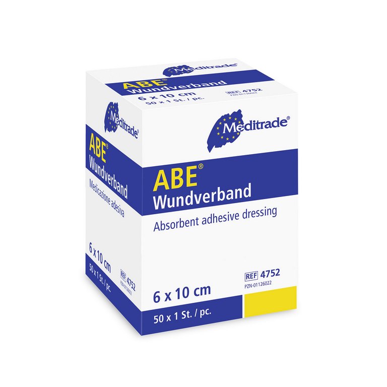 ABE® steriler Wundverband | Größe: 10 cm x 20 cm | Packung á 50 Stück