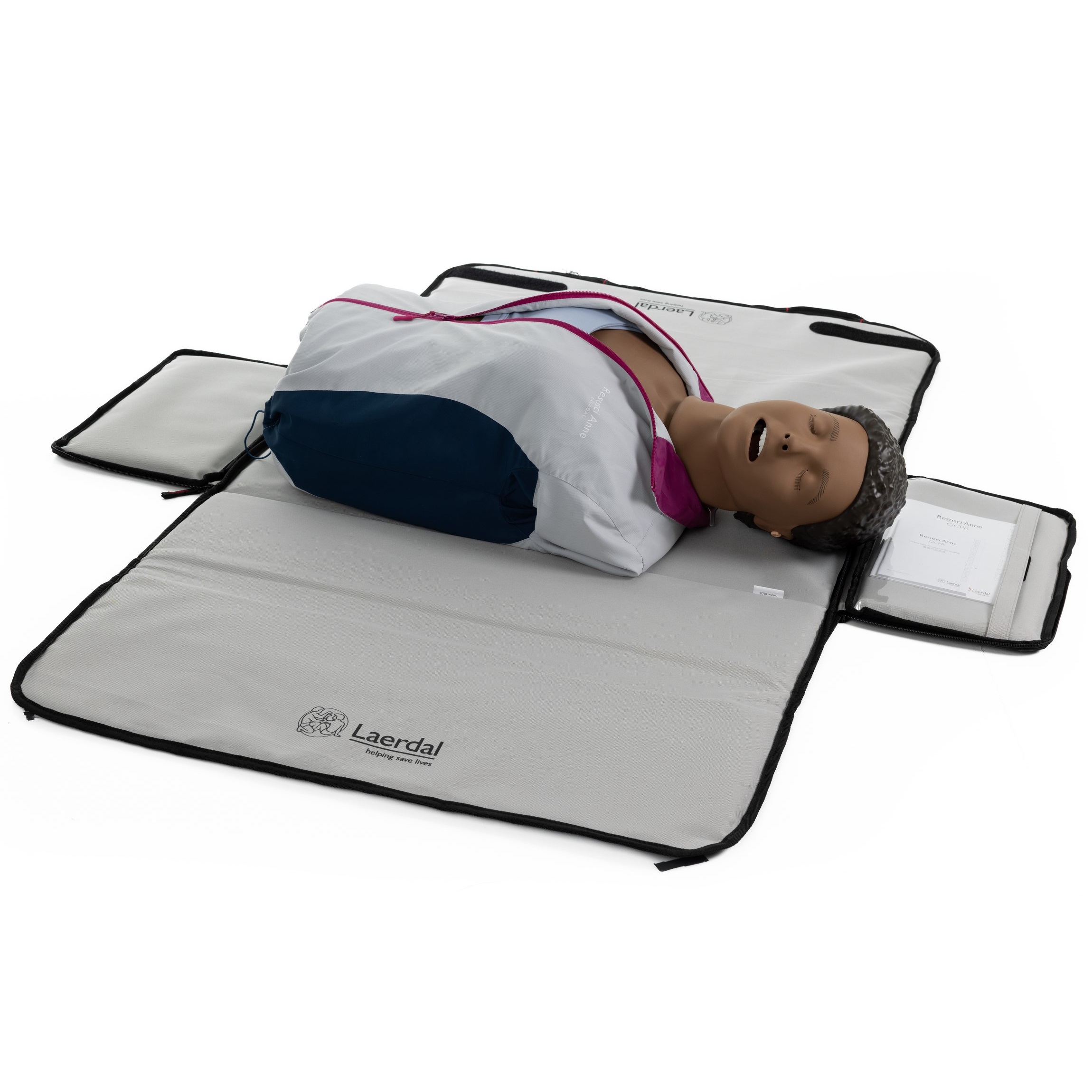 Laerdal® Resusci Anne™ QCPR AED Torso mit Airwaykopf | Dunkelhäutig