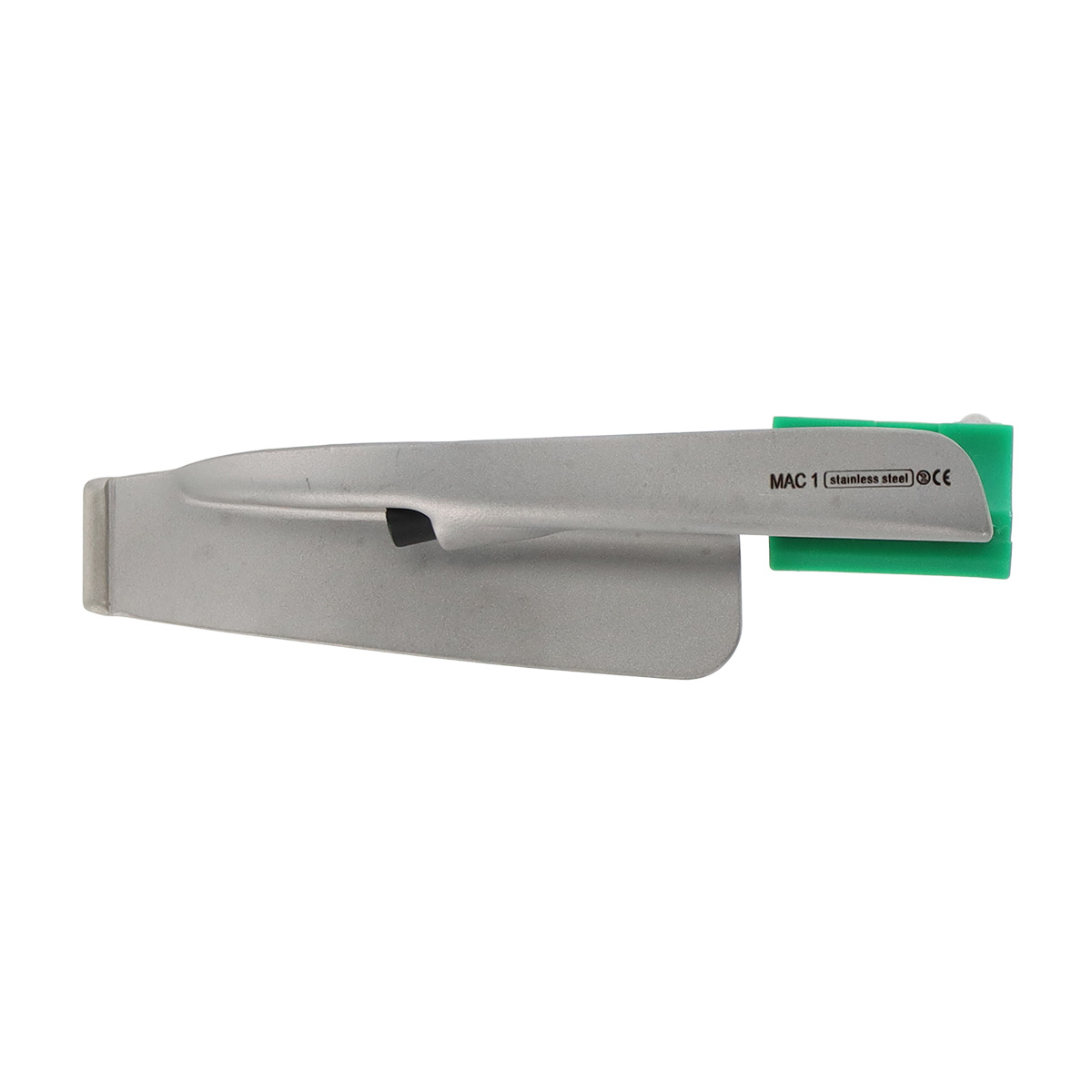 nextRESCUE® AirGlow Laryngoskop Spatel F.O. Semi Metall | Einweg | Macintosh | Größe 1