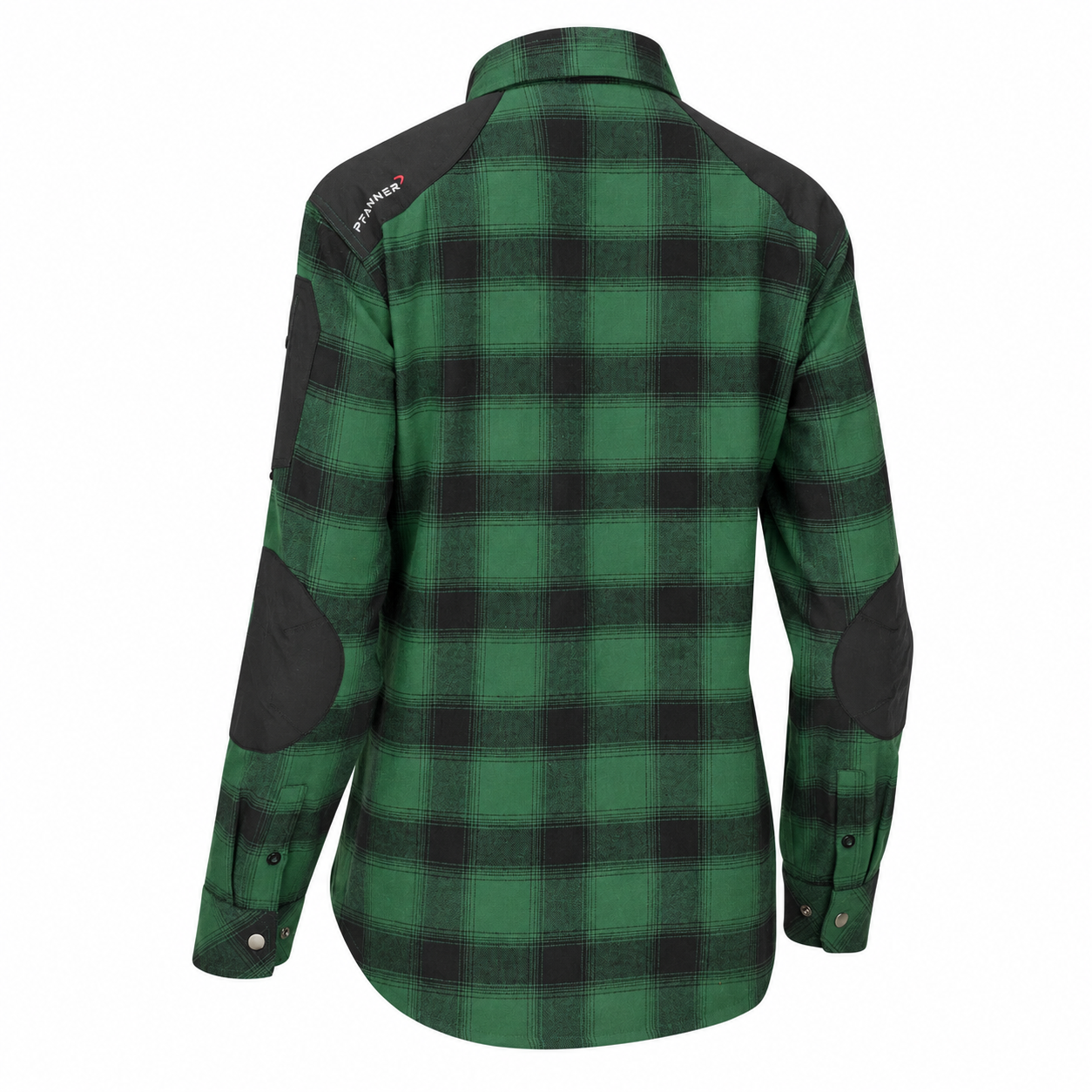 PFANNER® Damen Flanell Funktionshemd | Farbe: Hunter-Green kariert | Größe: S