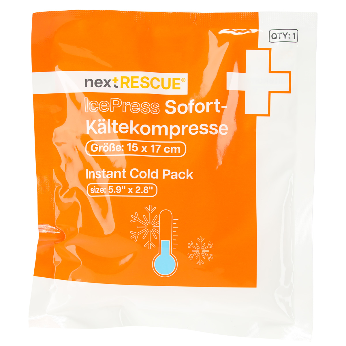nextRESCUE® IcePress Kälte-Sofortkompresse | 15 x 17 cm | Packung á 1 Stück