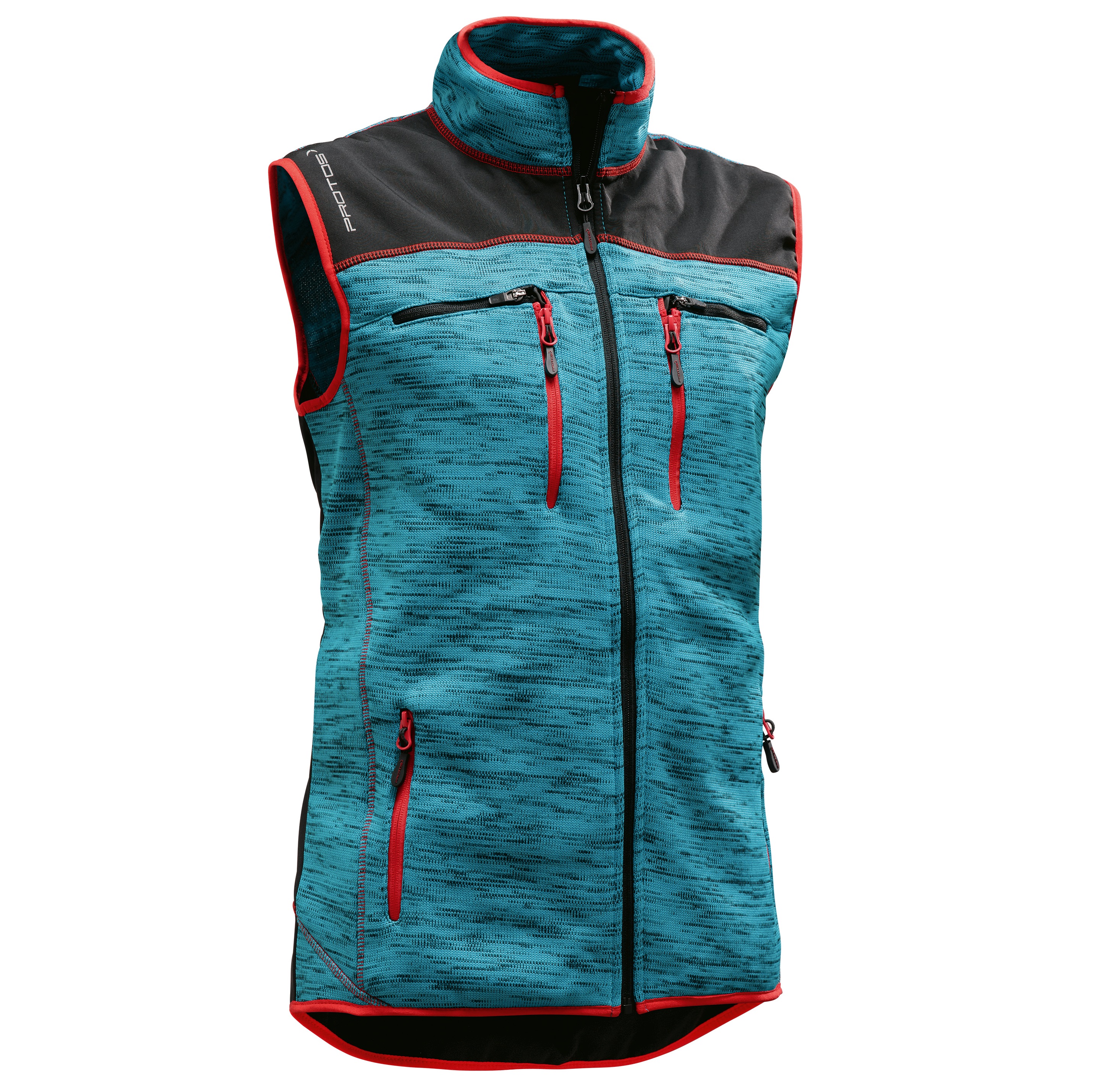 PFANNER® Protos® Inuit Weste mit Softshell | Farbe: Blau Melange | Größe: L