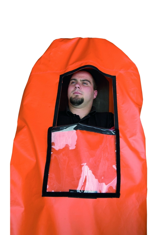 ultraMEDIC® ultraSPLASH GUARD Spritzschutz für Korbtrage | Farbe: Orange