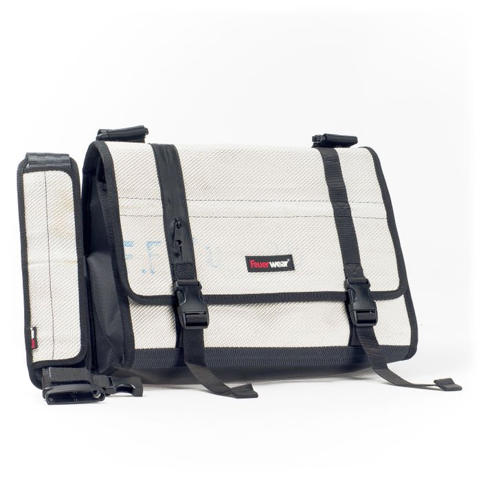 Feuerwear® Umhängetasche-Messengerbag Gordon 15L | Farbe: Weiss