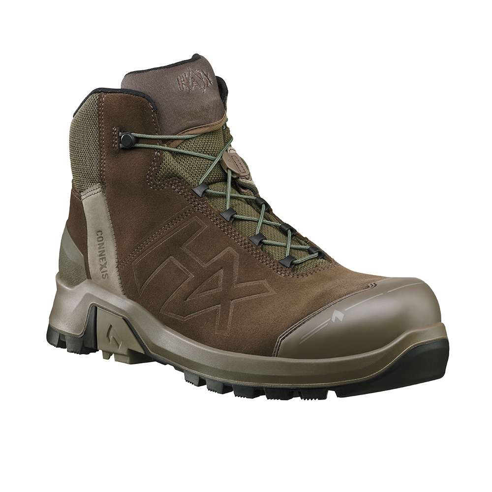 HAIX® CONNEXIS® Safety+ GTX LTR S3 MID Arbeitsschuh | Farbe: Braun | Größe: 44 / UK 9.5