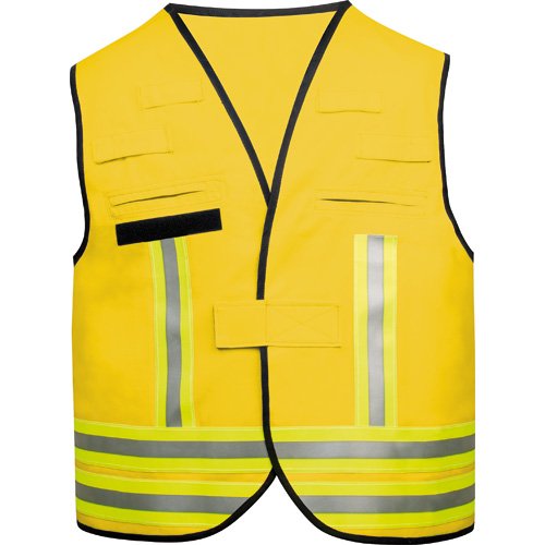 MeierMed Kennzeichnungsweste mit Rückenflausch | Farbe: Gelb