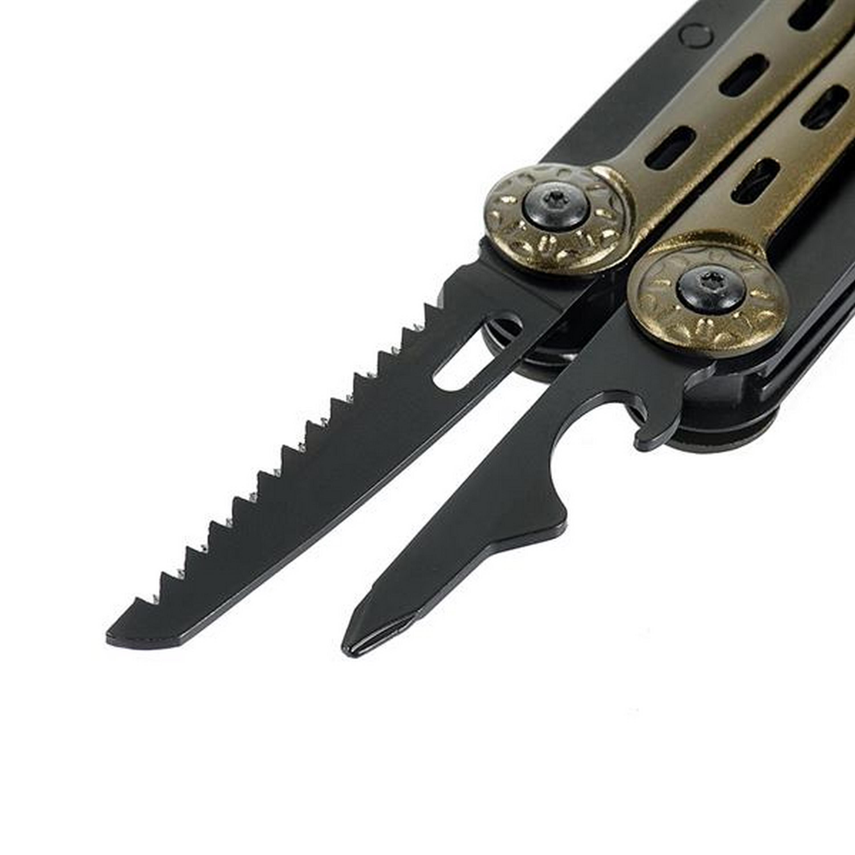 M-TAC® Multitool aus Edelstahl mit Nylon-Tasche | Typ 5 | Farbe: Oliv