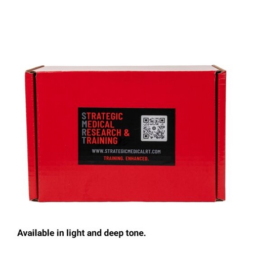 North American Rescue® SMRT Surgical Airway Skin | Ersatzhaut | Hautton: Dunkel | Packung á 100 Stück