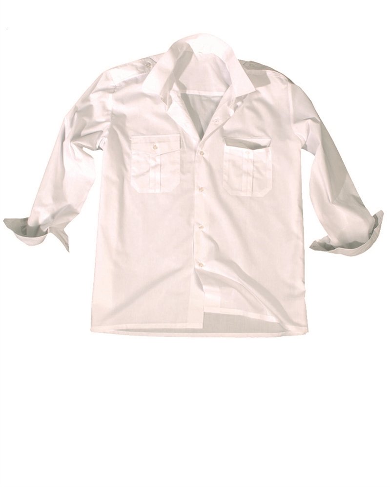 Diensthemd 1/1 Arm - Farbe: Weiß - Größe S