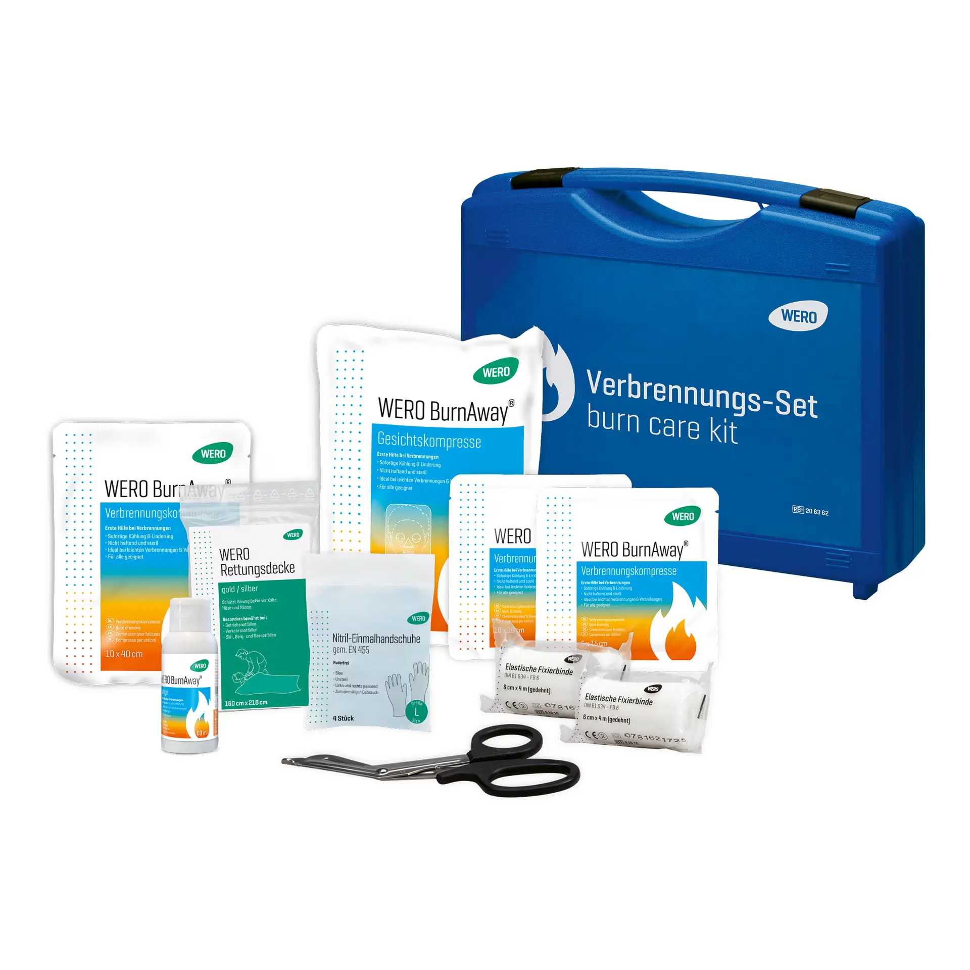 WERO® Verbrennungs-Set Basic im Koffer