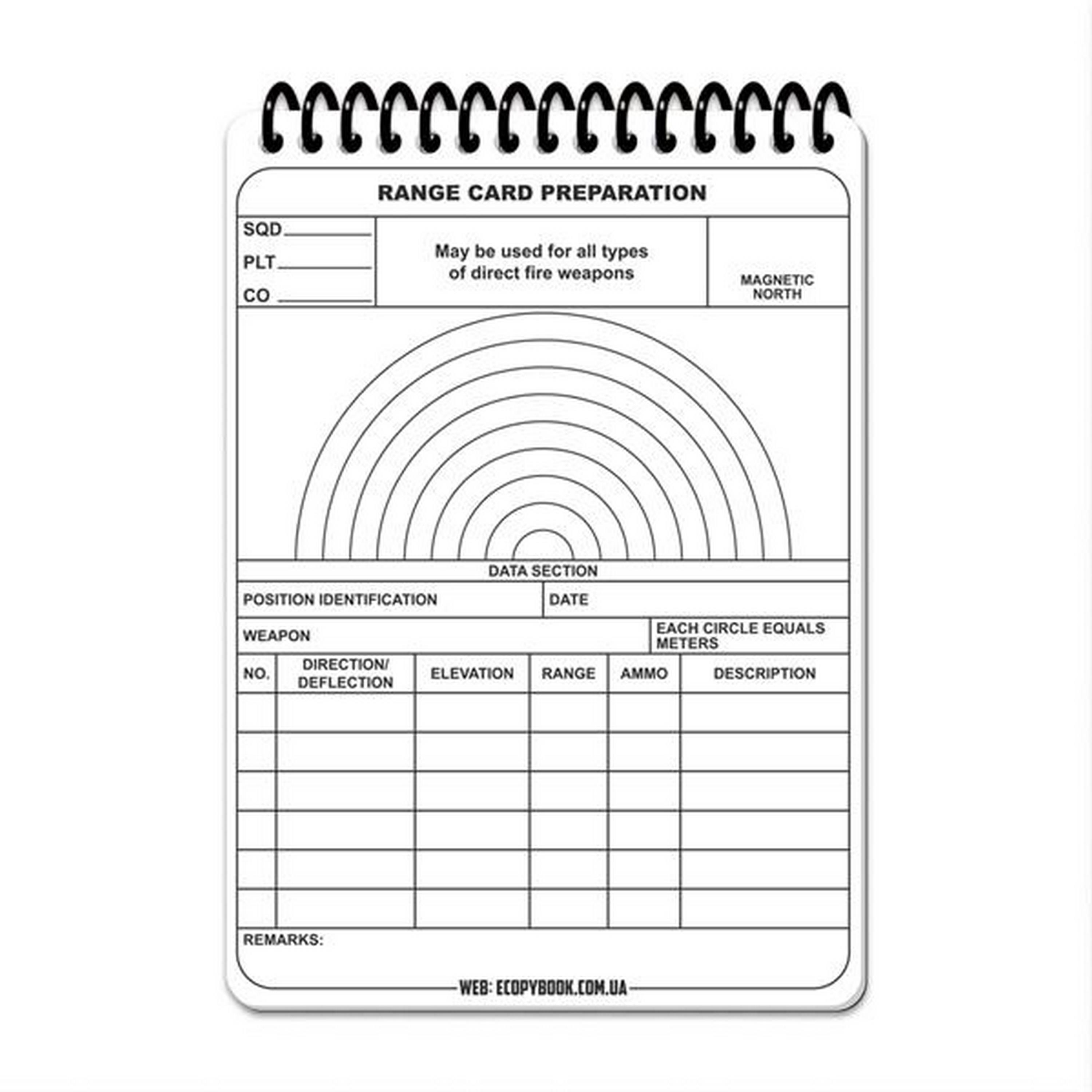 Ecopybook® Wasserdichtes Notizbuch / Tactical All Weather Notebook | Fireteam-Squad A6
