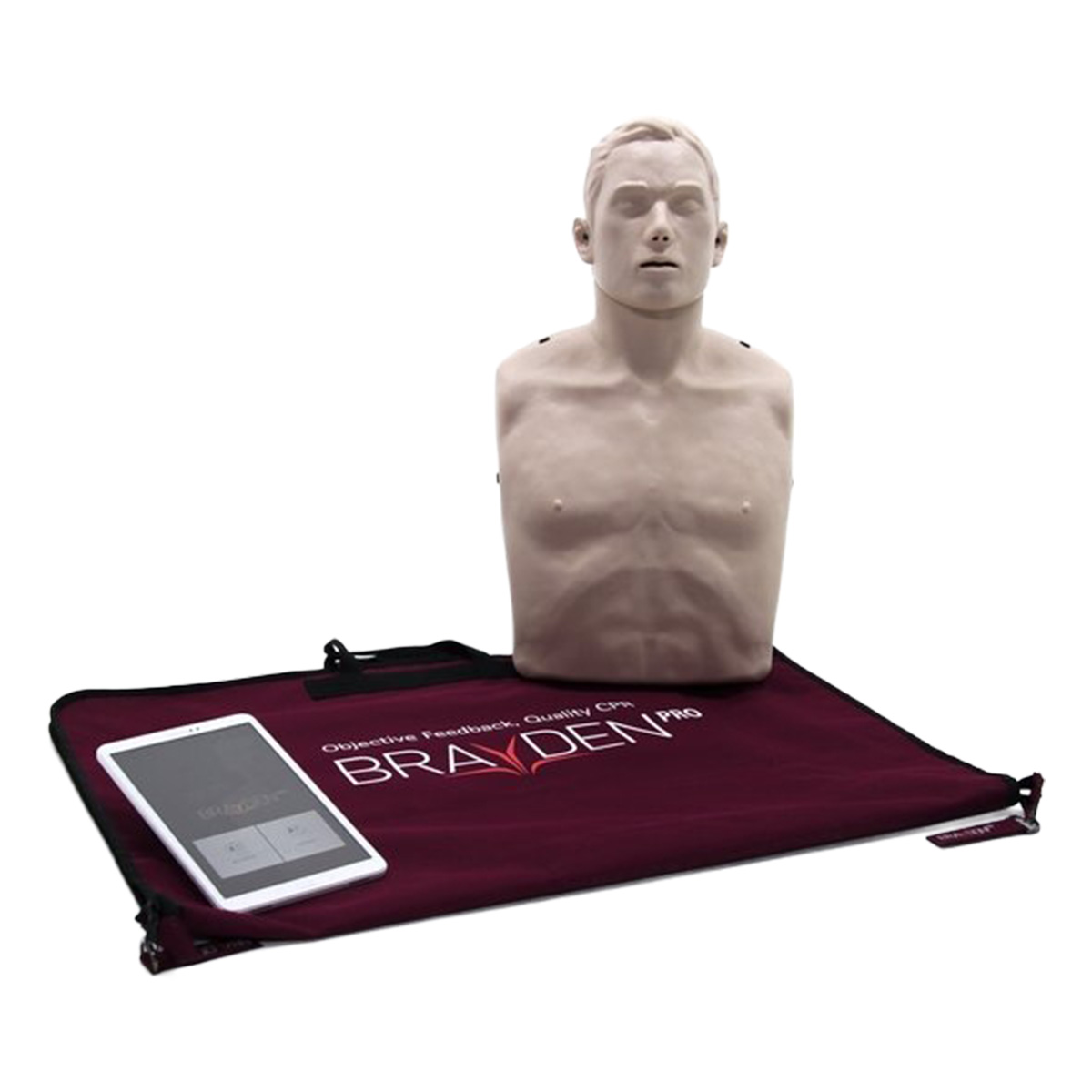 BRAYDEN™ Pro CPR Reanimationspuppe datenbasiertes Feedbacksystem | Farbe: Rote LED´s