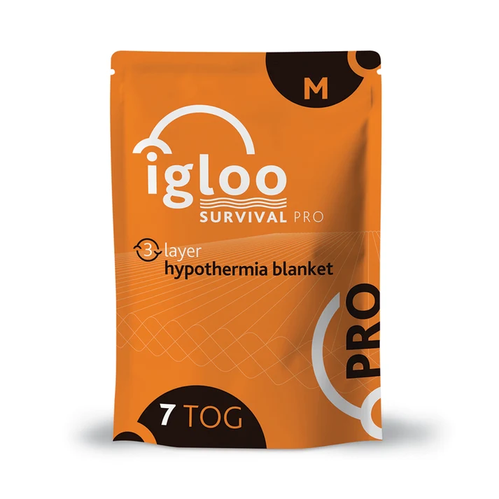 Igloo® Pro 3-Layer Wärmeschutz / Wärmedecke TOG 7 | Größe: M | Farbe: Orange