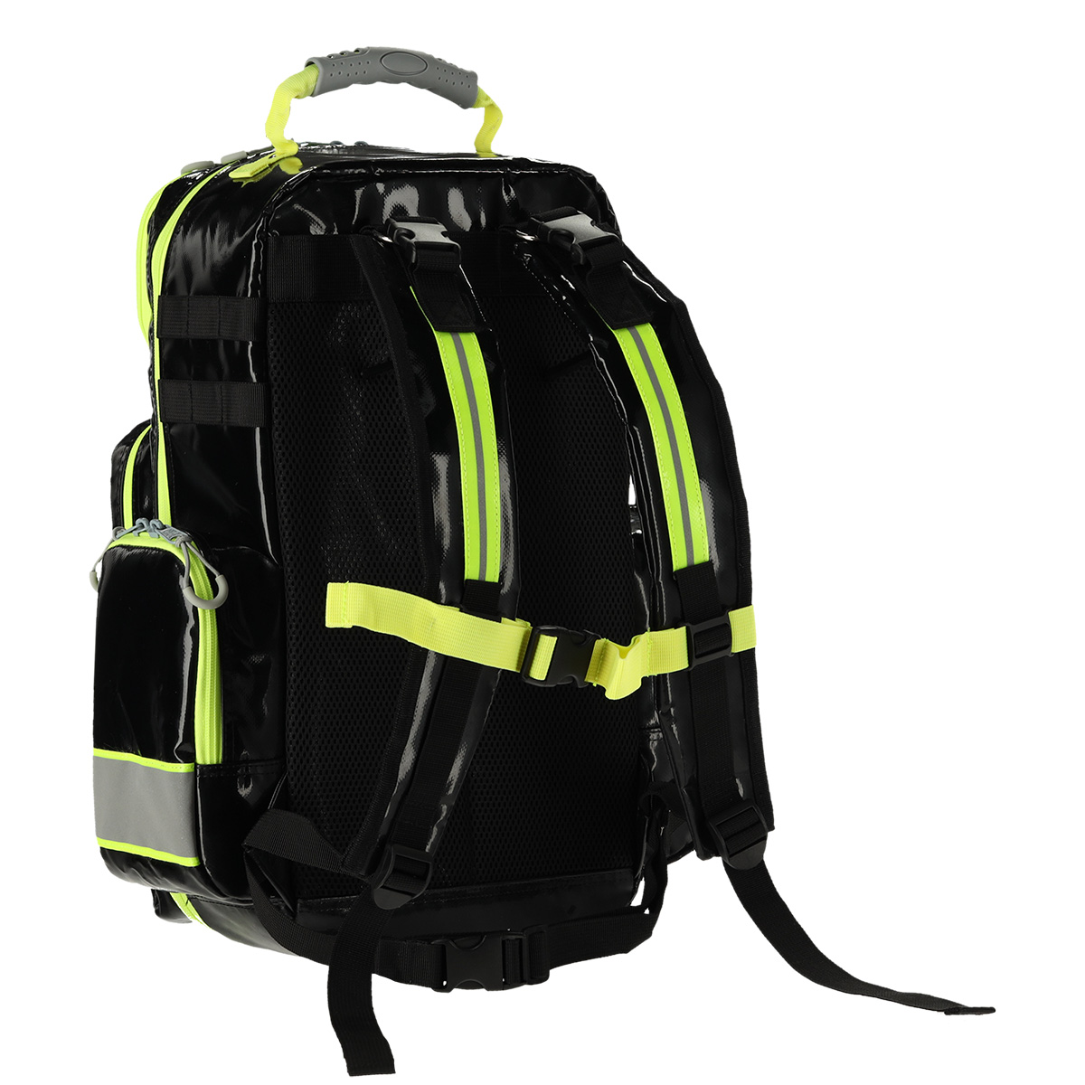 LifeBags® Notfallrucksack Large aus BagsTEX-Plane | Farbe: Schwarz