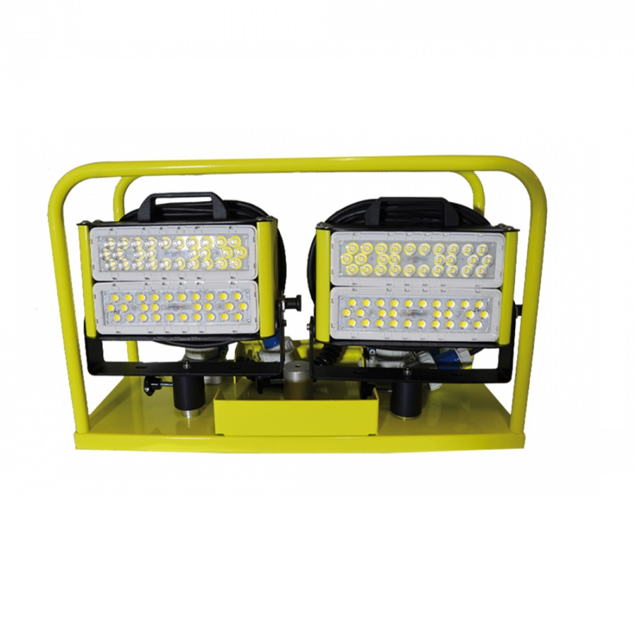 SETO Scheinwerfertrage inkl. GLADIUS 2K Flutlichtstrahler 230 V