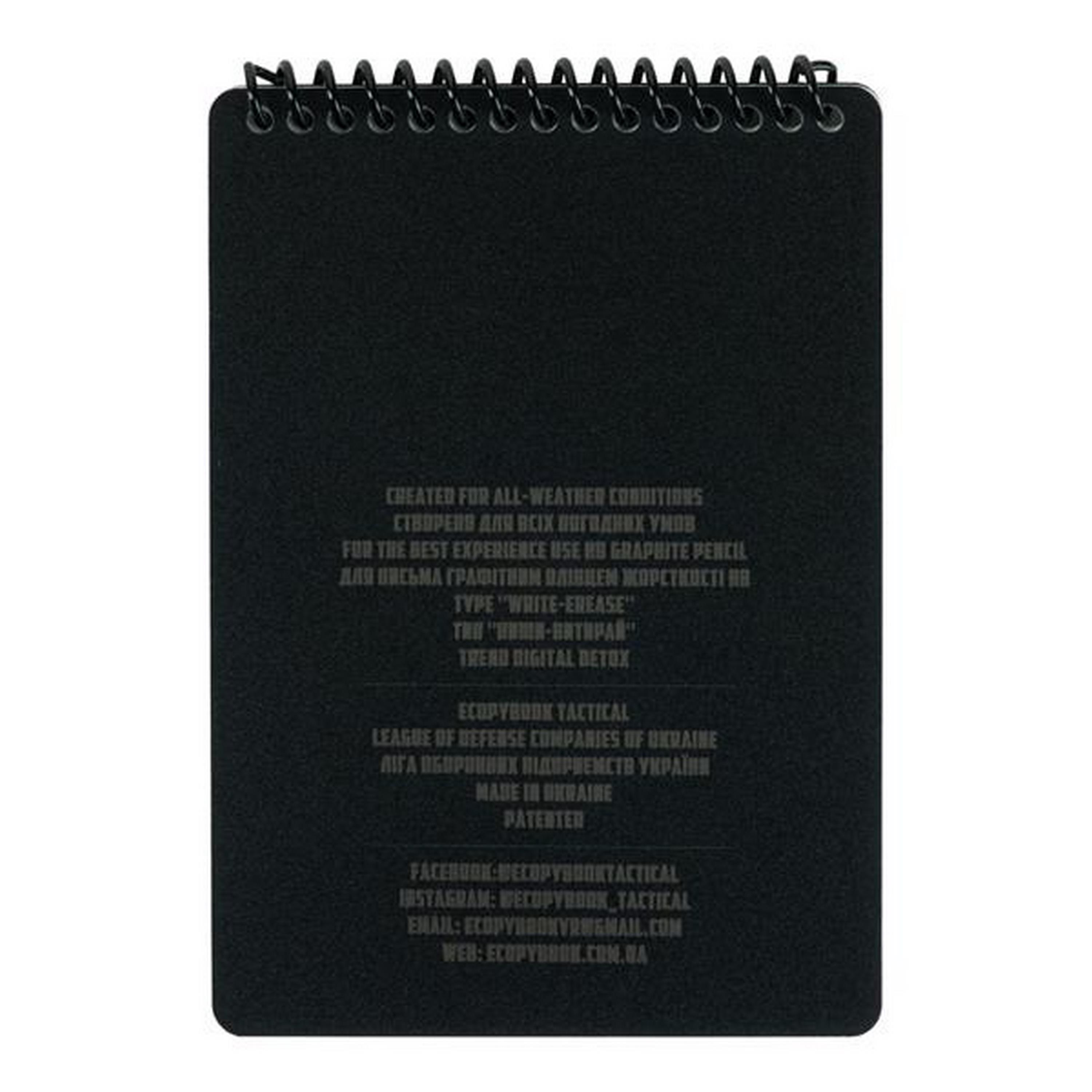 Ecopybook® Wasserdichtes Notizbuch / Tactical All Weather Notebook | Regular A6