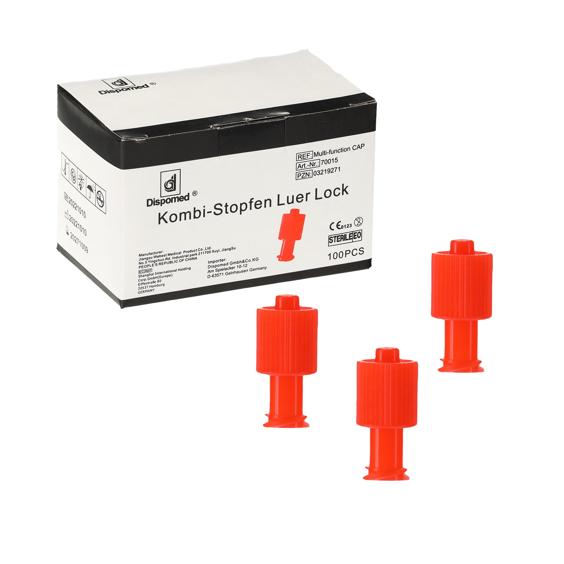 B. Braun IN-Stopfen / Verschlussstopfen | Farbe: Gelb | Packung á 100 ...