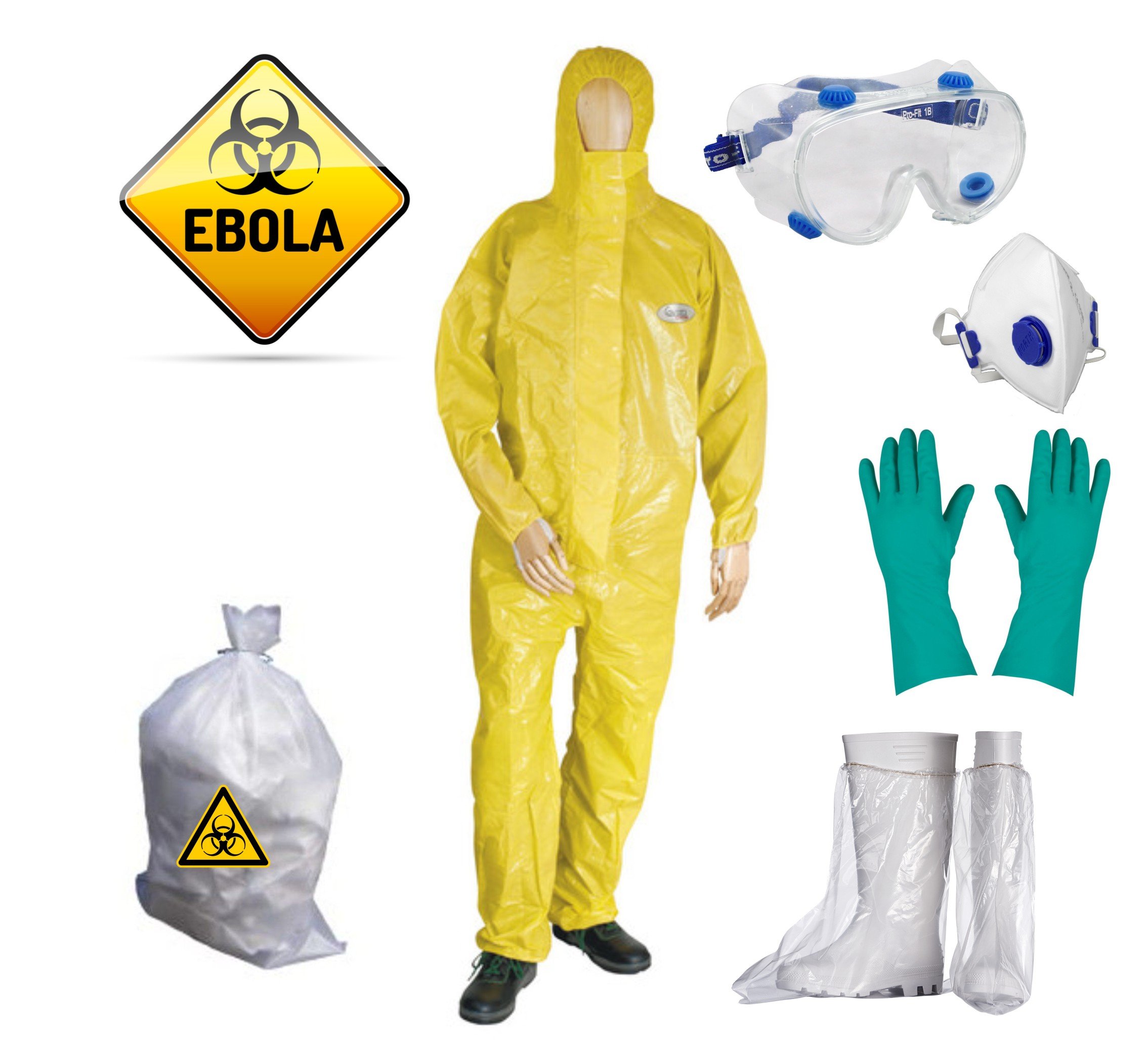 MeierMed Infektionsschutz Set - Ebola Schutz-Set - Professional - ECO