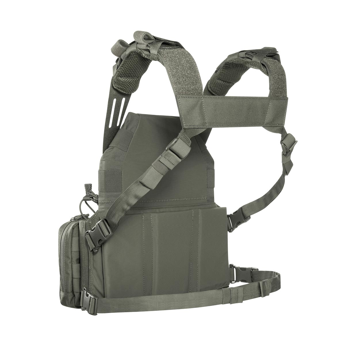 Tasmanian Tiger® Leichtes Gurtzeug TT Modular Chest Rig 4xM4 IRR | Farbe: Steingrau-Oliv