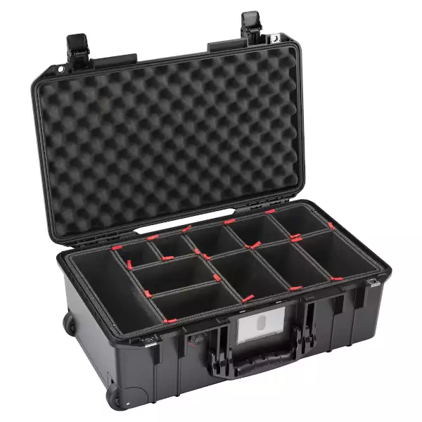 PELI™ AIR 1535 Case Trolley Schutzkoffer mit TrekPak System | Farbe: Schwarz